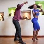 Kizomba Woman Spin Smiling